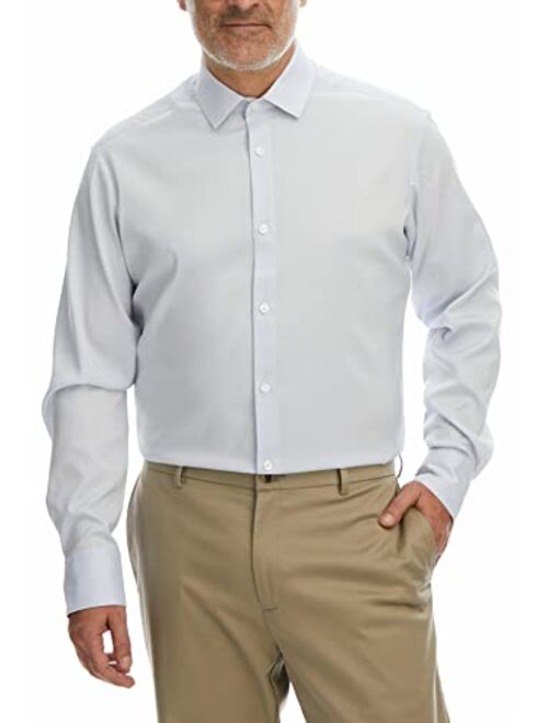 Haggar Men's Classic Fit Performance Button Down Shirt