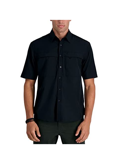 Haggar Men's The Active Series Performance Stretch Vent Shirt