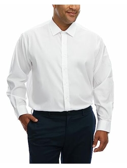 Premium Comfort Big&Tall Men's Button Down Dress Shirt