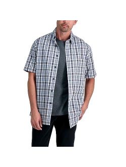 Men's Short Sleeve Button Down Woven Print Shirts