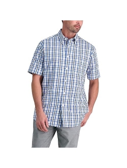 Men's Short Sleeve Button Down Woven Print Shirts