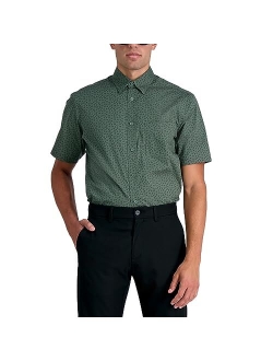 Men's Short Sleeve Button Down Woven Print Shirts