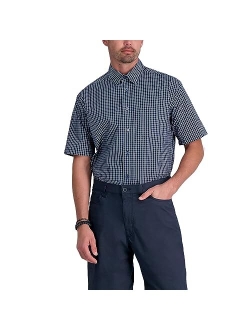 Men's Short Sleeve Button Down Woven Print Shirts