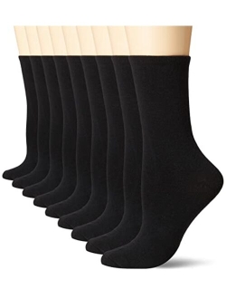 womens Flat Knit Crew Sock