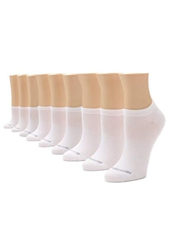 womens Soft and Breathable No Show Liner Sock With Arch Clinch Support, 9 Pair Pack