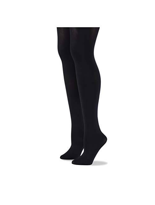 No nonsense Womens Super Opaque Control Top Tights - Smooth & Slim - 90 Denier