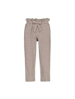 Girls' Straight Dressy Pants with Bow