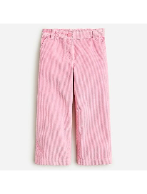 J.Crew Girls' wide-leg corduroy pant