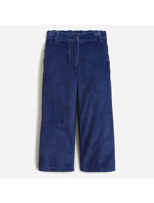 J.Crew Girls' wide-leg corduroy pant