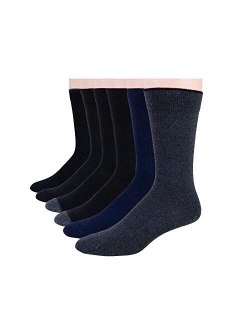 mens Cotton Crew Sock - 6 Pair Pack