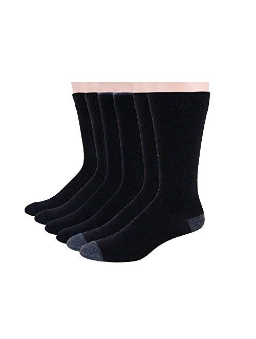 No nonsense mens Cotton Crew Sock - 6 Pair Pack