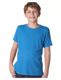 Next Level Apparel Next Level Big Boys Tri Blend Baby Rib Soft T-Shirt