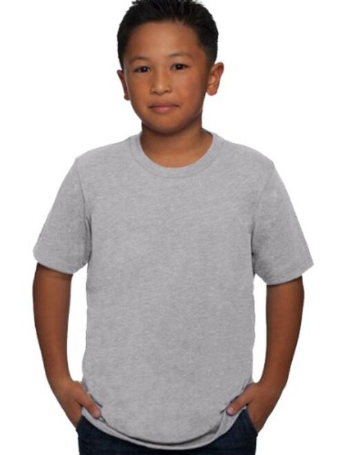 Next Level Apparel Next Level Big Boys Tri Blend Baby Rib Soft T-Shirt