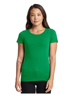 Next Level Apparel Next Level Women's 1x1 Rib Collar Label Jersey T-Shirt