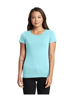 Next Level Apparel Next Level Women's 1x1 Rib Collar Label Jersey T-Shirt