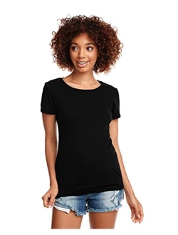 Next Level Apparel Next Level Women's 1x1 Rib Collar Label Jersey T-Shirt