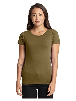 Next Level Apparel Next Level Women's 1x1 Rib Collar Label Jersey T-Shirt