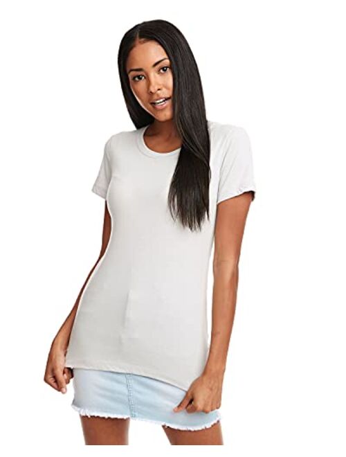 Next Level Apparel Next Level Women's 1x1 Rib Collar Label Jersey T-Shirt