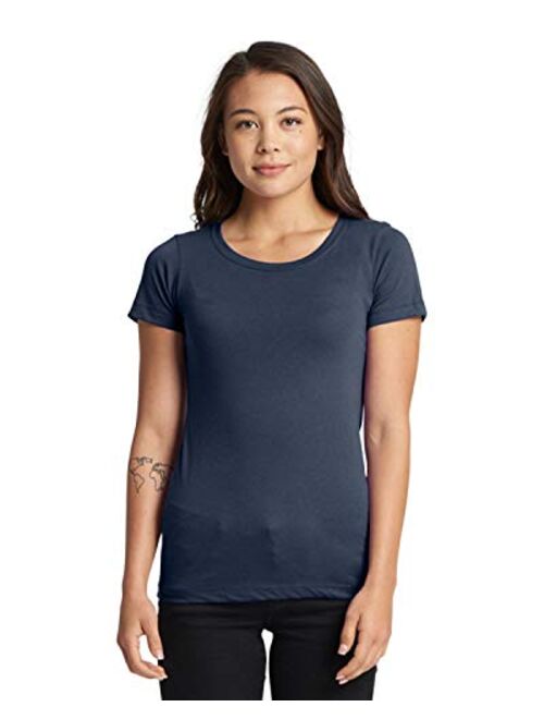 Next Level Apparel Next Level Women's 1x1 Rib Collar Label Jersey T-Shirt