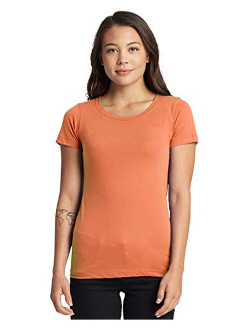 Next Level Apparel Next Level Women's 1x1 Rib Collar Label Jersey T-Shirt