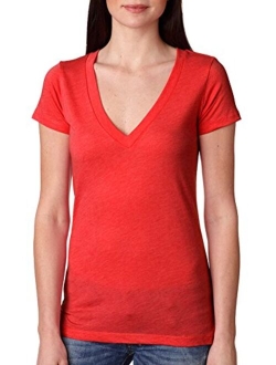 The Next Level NEXT LEVEL APPAREL Women's Soft Deep V-Neck T-Shirt 6740