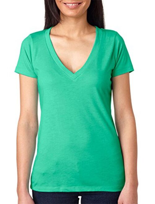 The Next Level NEXT LEVEL APPAREL Women's Soft Deep V-Neck T-Shirt 6740