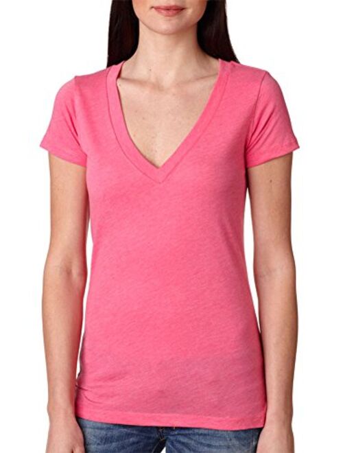 The Next Level NEXT LEVEL APPAREL Women's Soft Deep V-Neck T-Shirt 6740