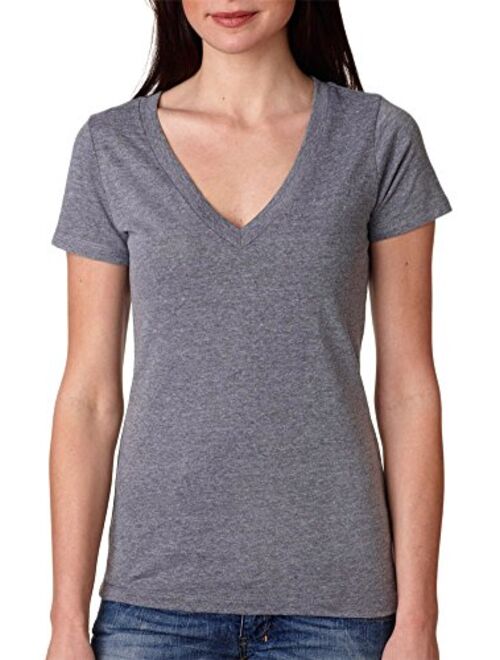 The Next Level NEXT LEVEL APPAREL Women's Soft Deep V-Neck T-Shirt 6740