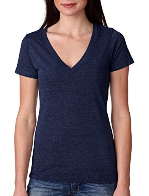 The Next Level NEXT LEVEL APPAREL Women's Soft Deep V-Neck T-Shirt 6740