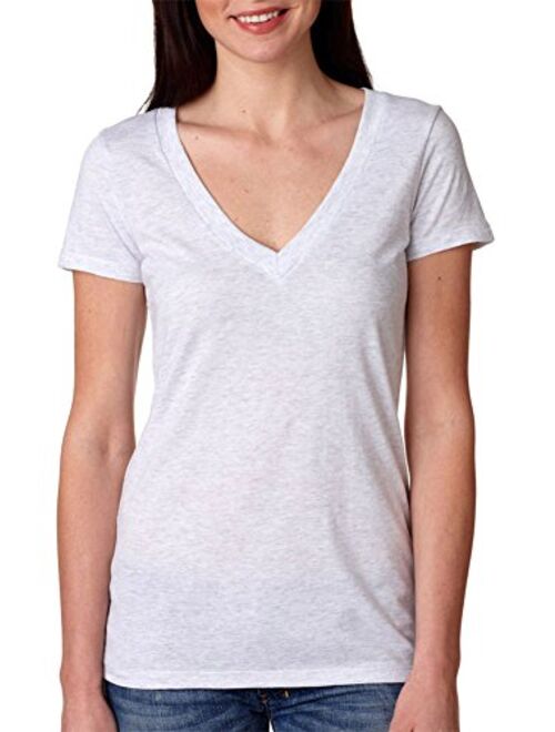 The Next Level NEXT LEVEL APPAREL Women's Soft Deep V-Neck T-Shirt 6740