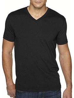 Next Level Apparel Next Level Men's Sueded Baby Rib Soft V-Neck T-Shirt