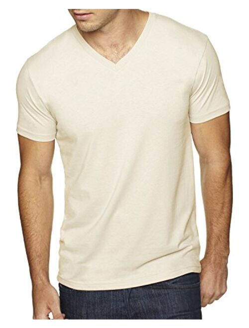 Next Level Apparel Next Level Men's Sueded Baby Rib Soft V-Neck T-Shirt