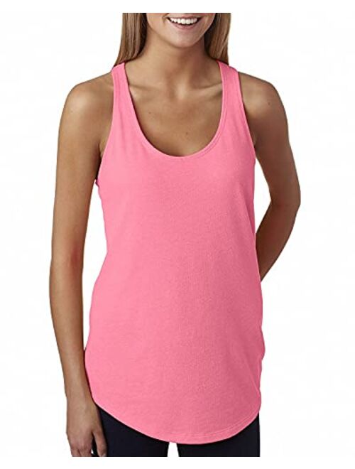 Next Level Apparel Next Level 6933 Ladies' French Terry RacerbackTank