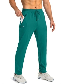 Men's Sweatpants with Zipper Pockets Tapered Joggers for Men Athletic Pants for Workout, Jogging, Running