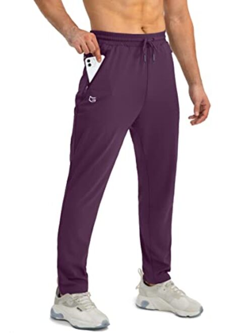 G Gradual Men's Sweatpants with Zipper Pockets Tapered Joggers for Men Athletic Pants for Workout, Jogging, Running