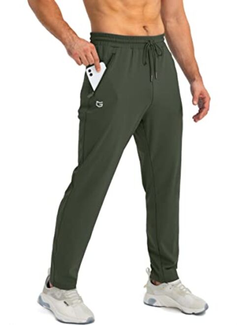 G Gradual Men's Sweatpants with Zipper Pockets Tapered Joggers for Men Athletic Pants for Workout, Jogging, Running