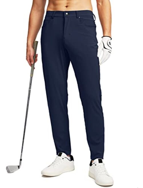 G Gradual Men's Stretch Golf Pants with 6 Pockets Slim Fit Dress Pants for Men Travel Casual Work