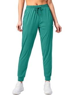 Women's Joggers Pants with Zipper Pockets Tapered Running Sweatpants for Women Lounge, Jogging