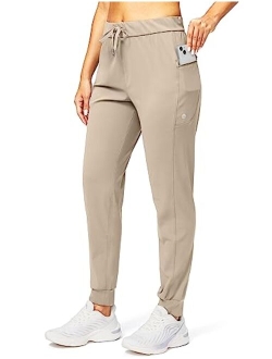 Women's Joggers Pants with Zipper Pockets Stretch Tapered Athletic Joggers for Women Lounge, Jogging, Workout