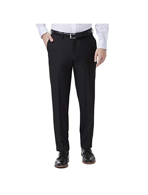 Haggar Men's Premium Comfort Dress Pant - Slim Fit Flat Front Pant