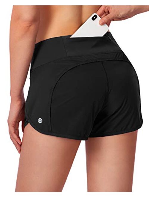 G Gradual Women's Running Shorts with Mesh Liner 3" Workout Athletic Shorts for Women with Phone Pockets