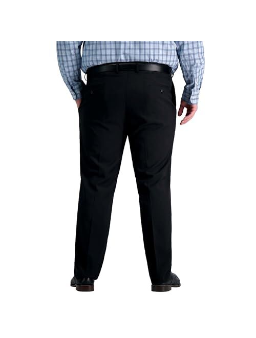 Haggar Men's Premium Comfort Dress Pant-Straight Fit Flat Front Reg. and Big & Tall