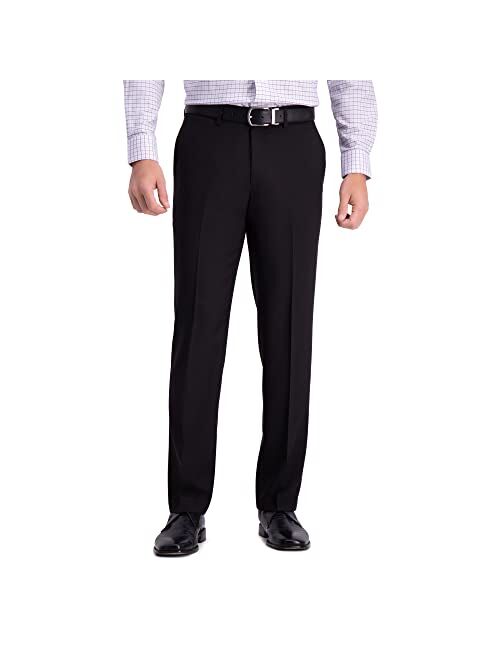 Haggar Men's Premium Comfort Dress Pant-Straight Fit Flat Front Reg. and Big & Tall