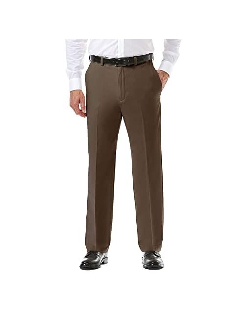 Haggar Men's Cool 18 Pro Classic Fit Flat Front Pant - Regular and Big & Tall Sizes