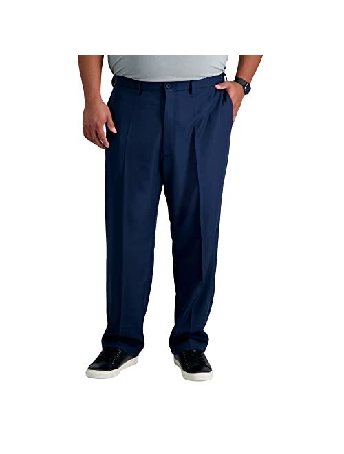 Haggar Men's Cool 18 Pro Classic Fit Flat Front Pant - Regular and Big & Tall Sizes