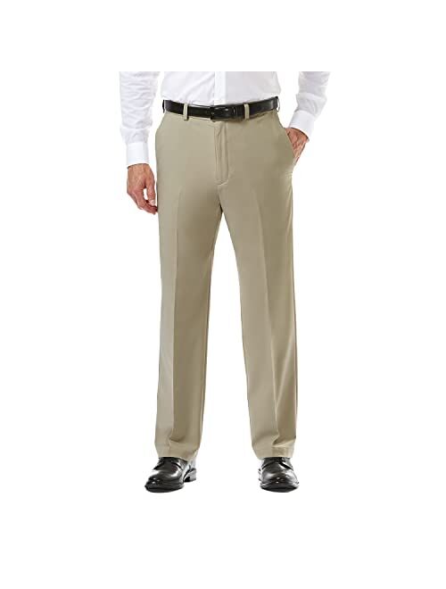 Haggar Men's Cool 18 Pro Classic Fit Flat Front Pant - Regular and Big & Tall Sizes