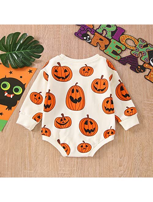 Balaflyie Infant Baby Boy Girl Clothing Fall Long Sleeve Sweatshirt Romper Bodysuit Waffle Knit Onesie Outfit Cute Clothes