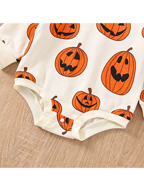 Balaflyie Infant Baby Boy Girl Clothing Fall Long Sleeve Sweatshirt Romper Bodysuit Waffle Knit Onesie Outfit Cute Clothes