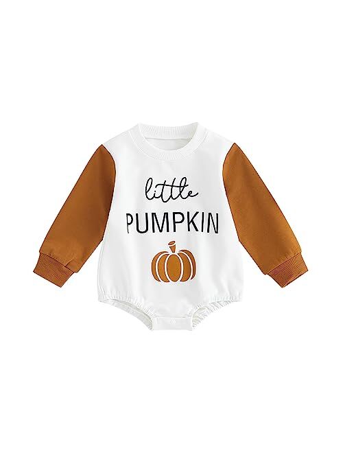 YINGISFITM Infant Baby Girl Boy Christmas Outfit Sweatshirt Romper Newborn Onesie First Christmas Costumes Winter Clothes