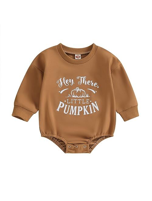 YINGISFITM Infant Baby Girl Boy Christmas Outfit Sweatshirt Romper Newborn Onesie First Christmas Costumes Winter Clothes